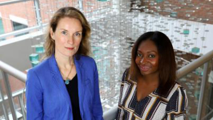Emily S. Barrett (left) and Adana A.M. Llanos