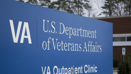 Sign for the U.S. Department of Veterans Affairs