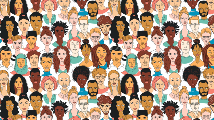 group of diverse people