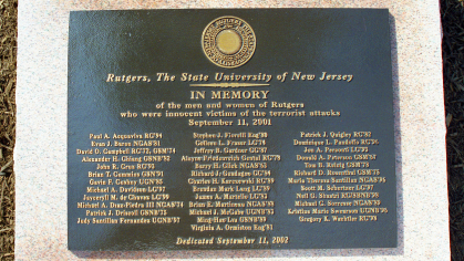 9/11 Plaque