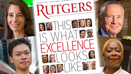cover of Winter 2022 edition of Rutgers Magazine
