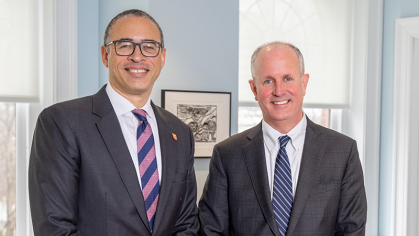 Jonathan Holloway and Mitch Livingston