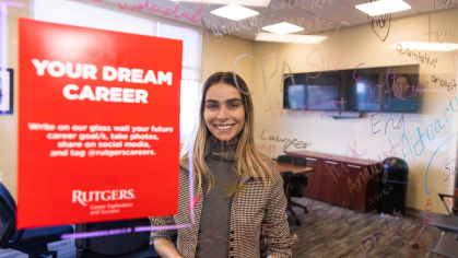 Celín Hidalgo, who graduated from Rutgers–New Brunswick in May, developed a fall seminar class as part of the university’s First-Year Interest Group Seminars program.