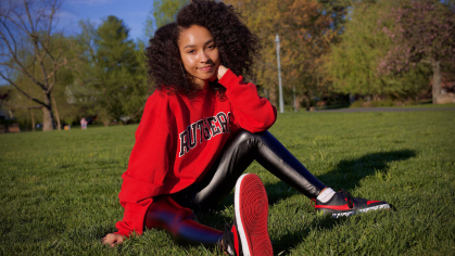 Rutgers-Newark senior Anya Dillard is a Gucci Changemaker.