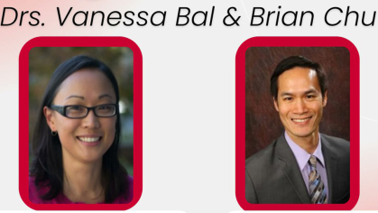 Vanessa Bal and Brian Chu