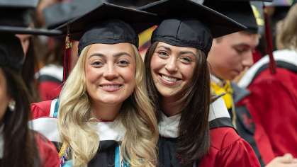 Rutgers SAS graduates during convocation ceremony