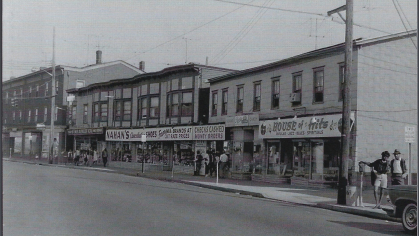 Streetview of House of Hits and Nathan's Shoes along Springwood Avenue in Asbury Park.