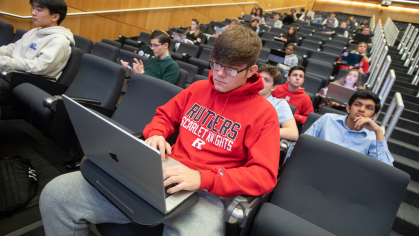 Students at Rutgers Business School 