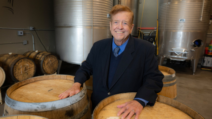 Angus Gillespie at the Cream Ridge Winery