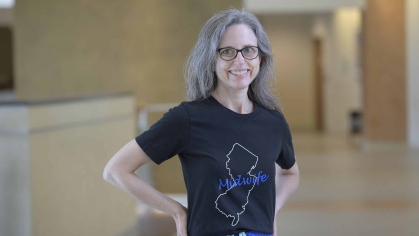 Julie Blumenfeld at the Capital Health Medical Center in Pennington, N.J.