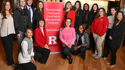 Department of Family & Community Health Sciences, recipients of the Rutgers Outstanding Service Award - Team