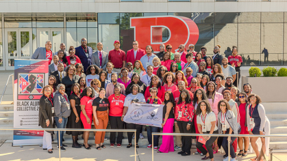 Attendees of the national conference for Black alumni held at Rutgers