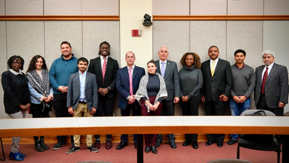 Rutgers-Newark community members meet with Cuban delegation 