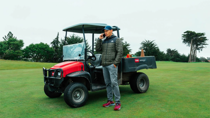 Javier Campos at Cal Club Golf Course 