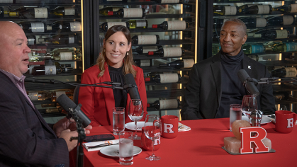 Keli Zinn and President Tate in the Debut of the Scarlet Table Podcast