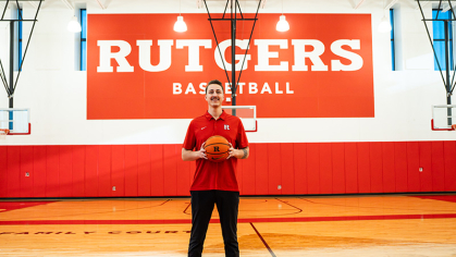 Luke Nathan on the Basketball court
