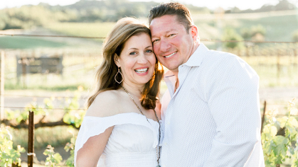 Beth Apone Salamon and her husband Danny