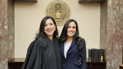 Judge Esther and Staff Vega