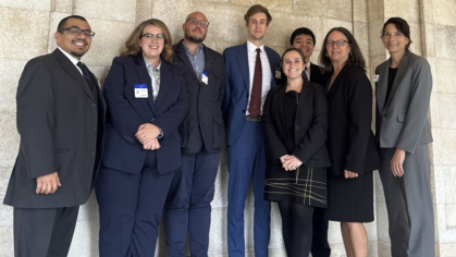 Rutgers law school housing justice team at New Jersey statehouse