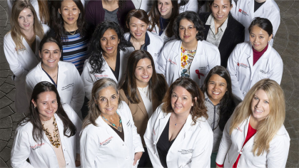 Rutgers medical school students