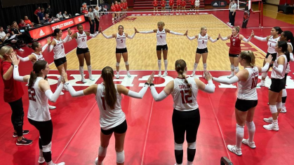 Volleyball players