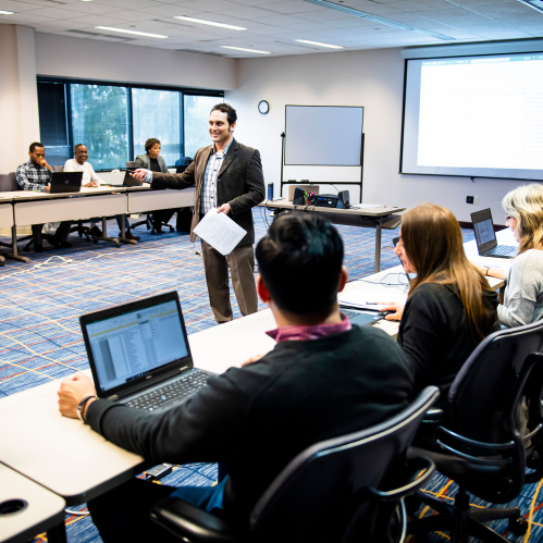 Rutgers business students