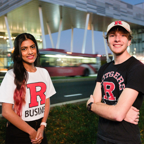 Rutgers Business School students