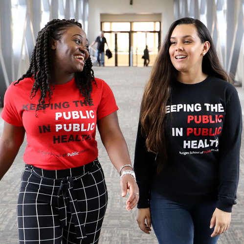 Rutgers school of public health students