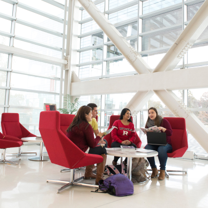 Students at Rutgers Business school