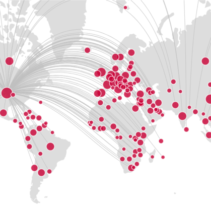 Collaboration map