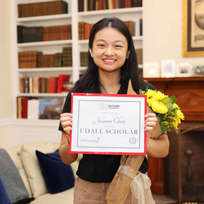 Julianne Chan is a junior majoring in environmental engineering at Rutgers University–New Brunswick