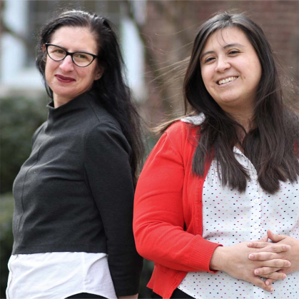 Historians Yesenia Barragan and Judith Surkis 