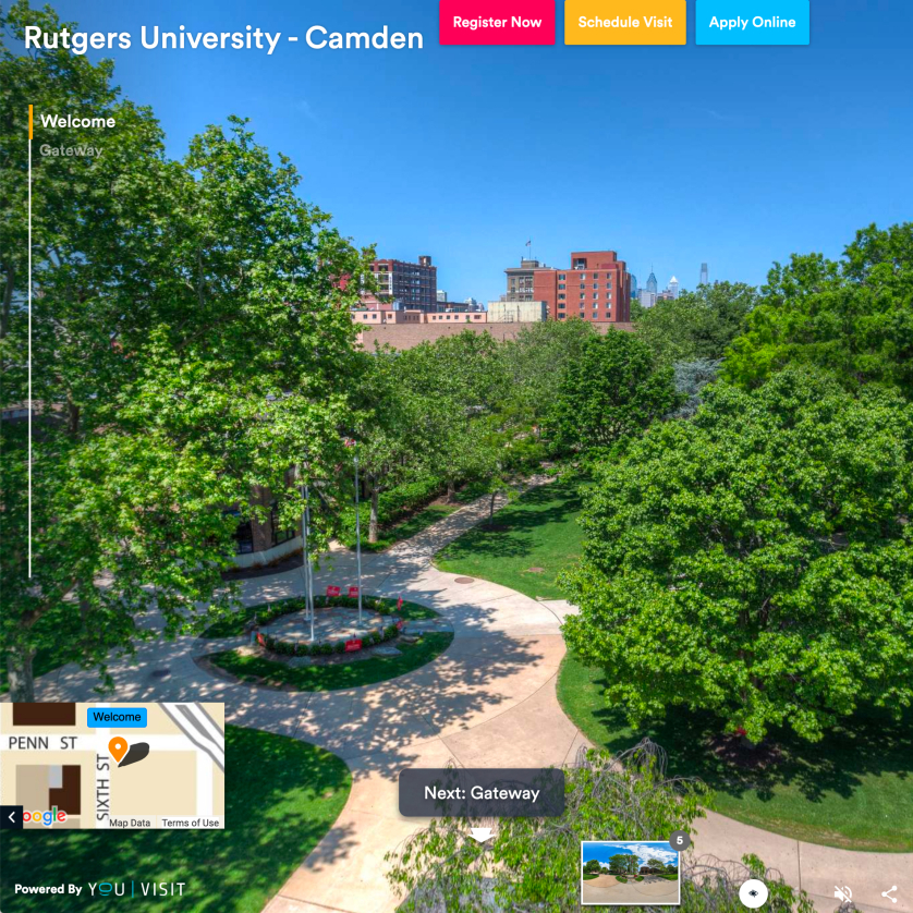 Rutgers University Virtual Tour