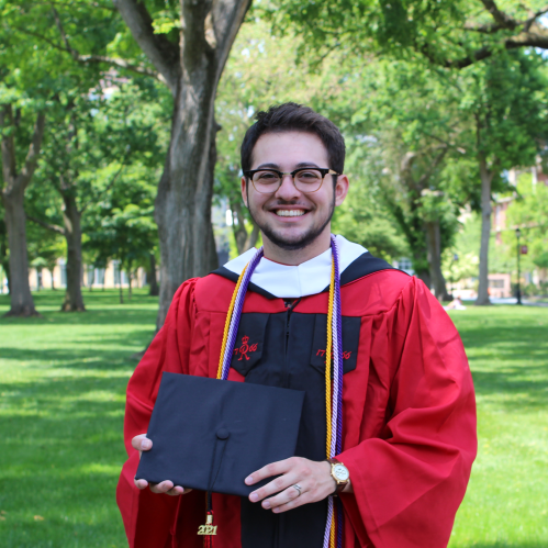 Grad student Alex Freeman