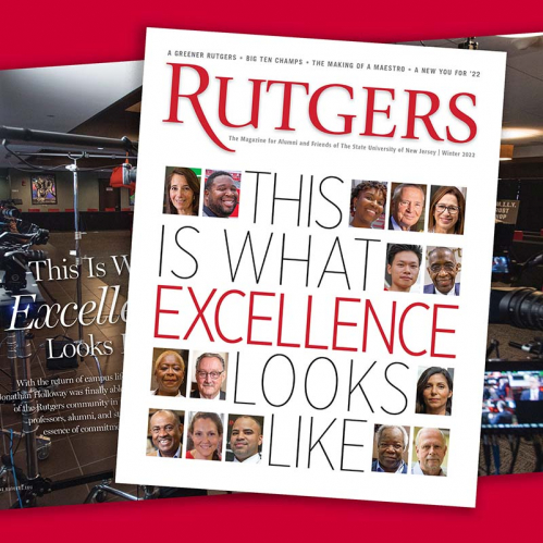 Rutgers Magazine Winter 2022 cover
