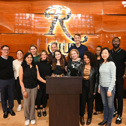 Rutgers psychology students celebrate at the Rutgers club