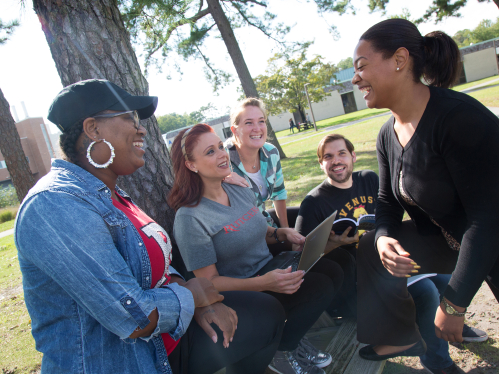 Rutgers students at Atlantic Community College