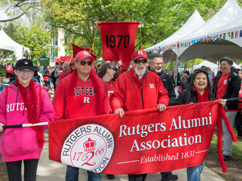 Alumni parade