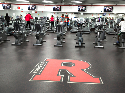 Inside the Golden Dome fitness center in Newark