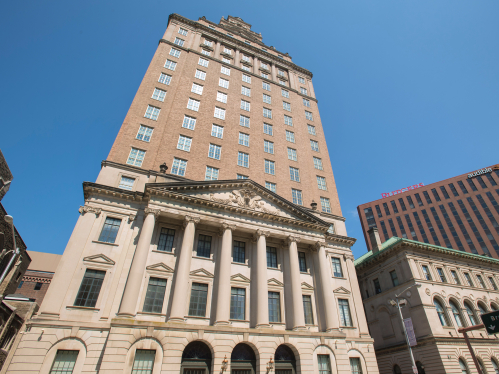 15 Washington Street in downtown Newark, NJ houses chancellor's residence as well as housing for graduate students