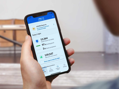 Contact tracing app