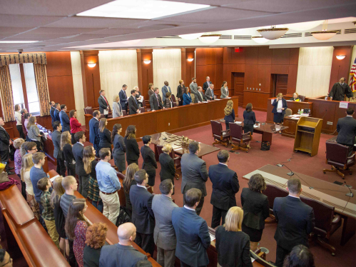 Camden courtroom