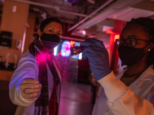 Forensics class at Camden College of Arts and Sciences