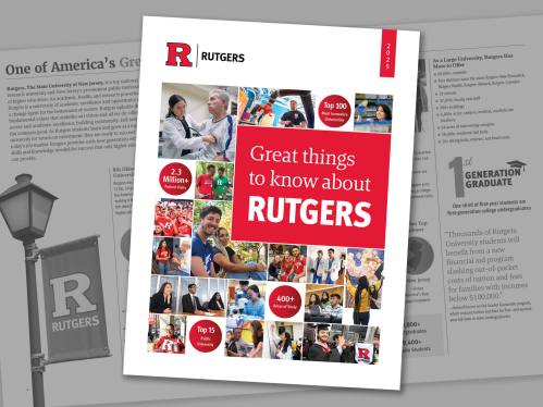 Rutgers Great Things brochure cover