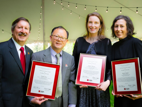 Recipients of the Board of Trustees Award for Excellence in Research at the Faculty Excellence Awards
