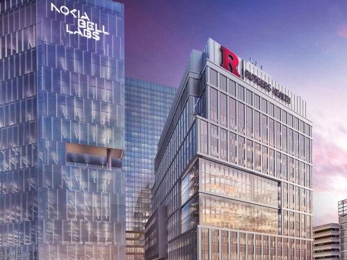 Helix building rendering in Downtown New Brunswick