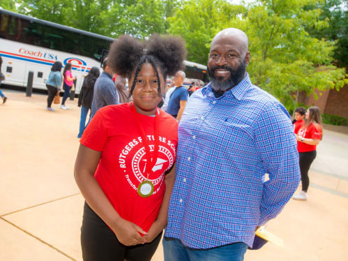 Rutgers Future Scholar participant and family