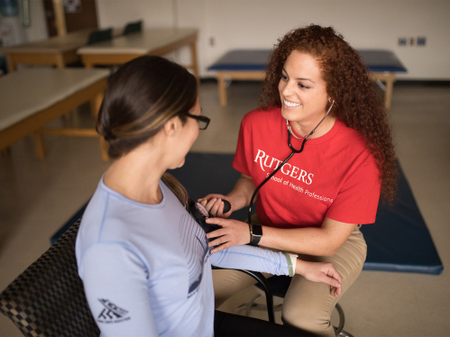 Rutgers School of Health Professions student