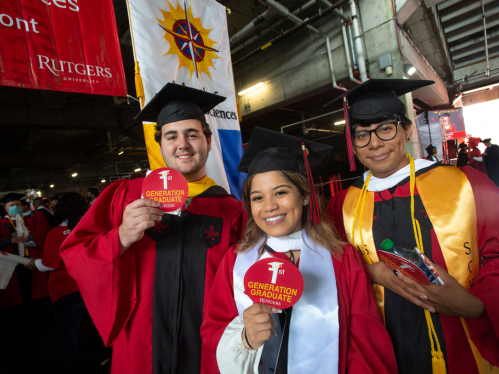 Group of students at Commencement