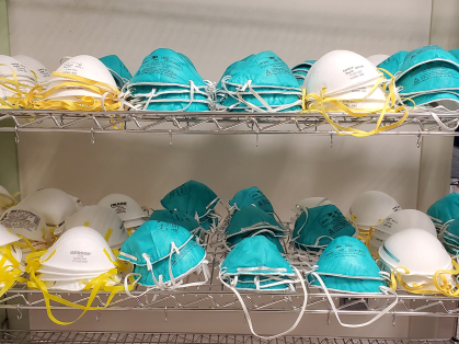 Stacking N95 masks